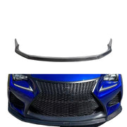 Lexus RC 2015 - 2018 Carbon Fiber Front Lip Splitter - Black - Rear Bumper - Carbon Fiber product image 1